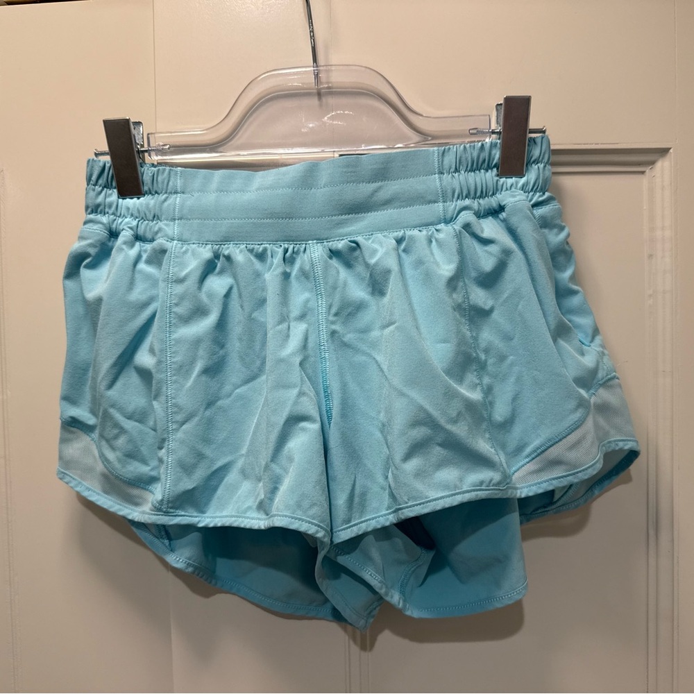 Lululemon Blue Hotty Hot Shorts 2.5 inch